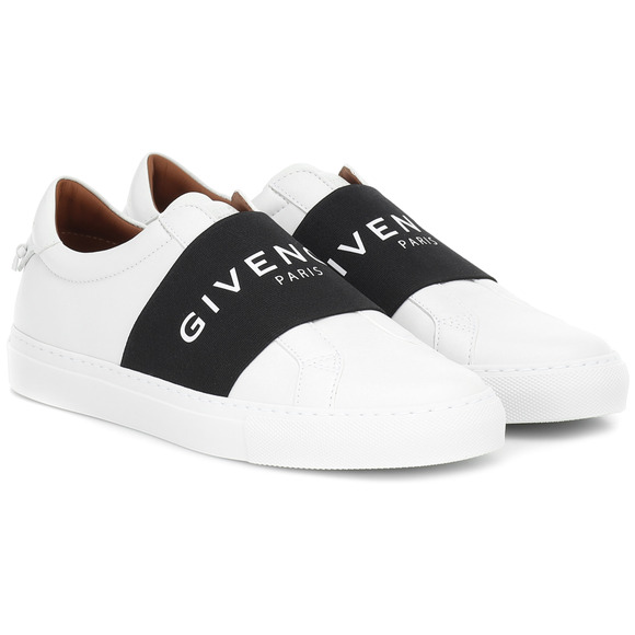 Givenchy Urban Street Knot White Black Logo Low Top Flat Trainer Sneaker 39.5 - Picture 1 of 12